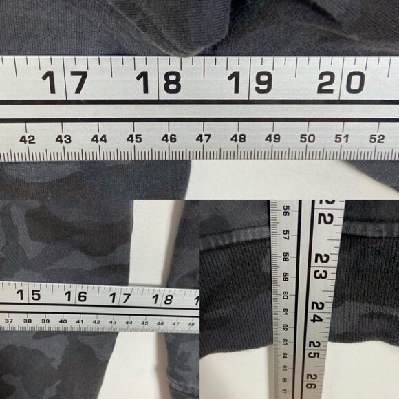 Lululemon 2019 Camouflage Crew Neck Scuba Sweatshirt Pocket Camo Size 8 Sweater - Picture 9 of 9